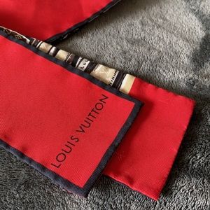 LV 100% silk twilly TRUNKS BANDEAU